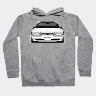 1993 Mustang 3rd gen BW Hoodie